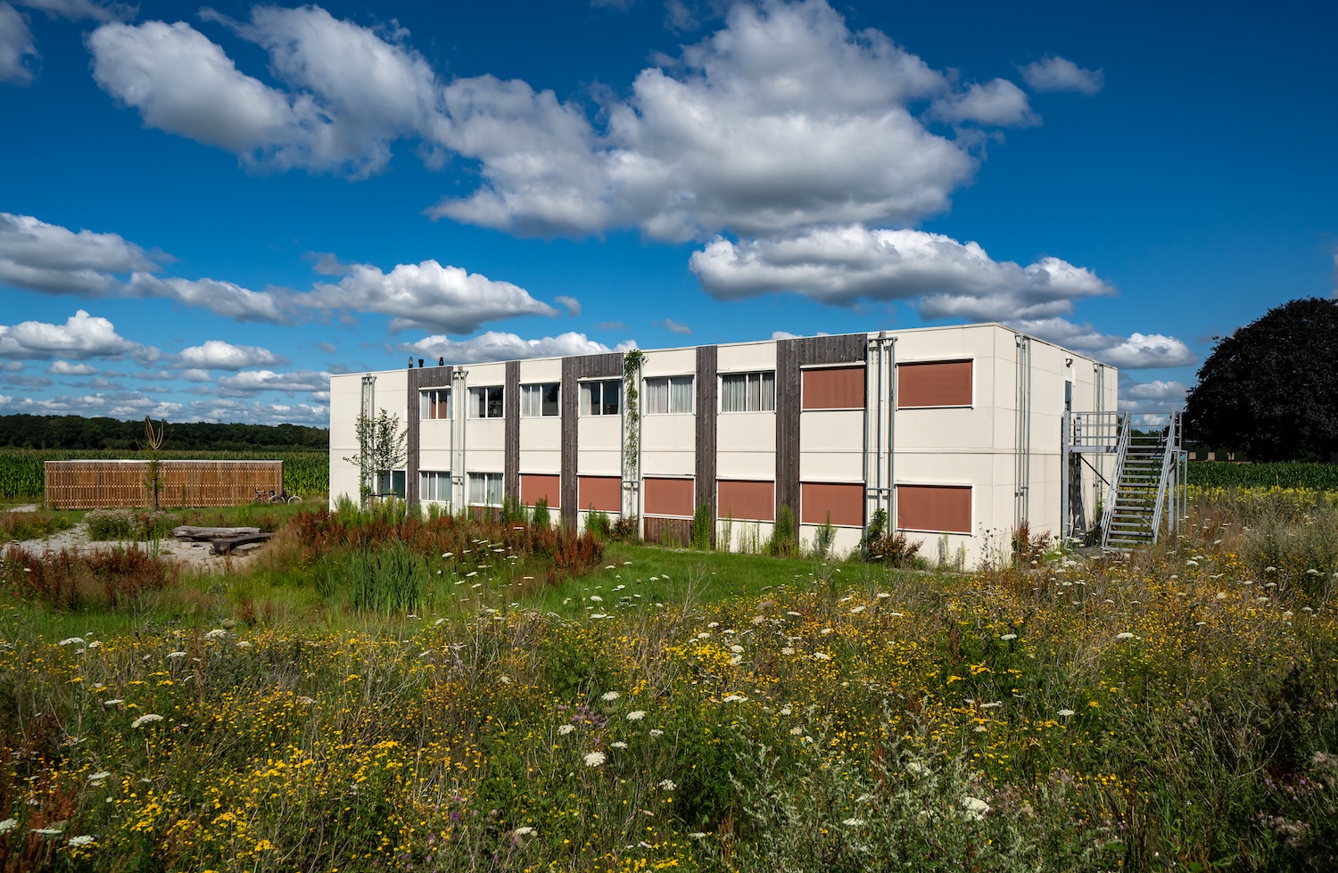 62 modulaire appartementen oude situatie