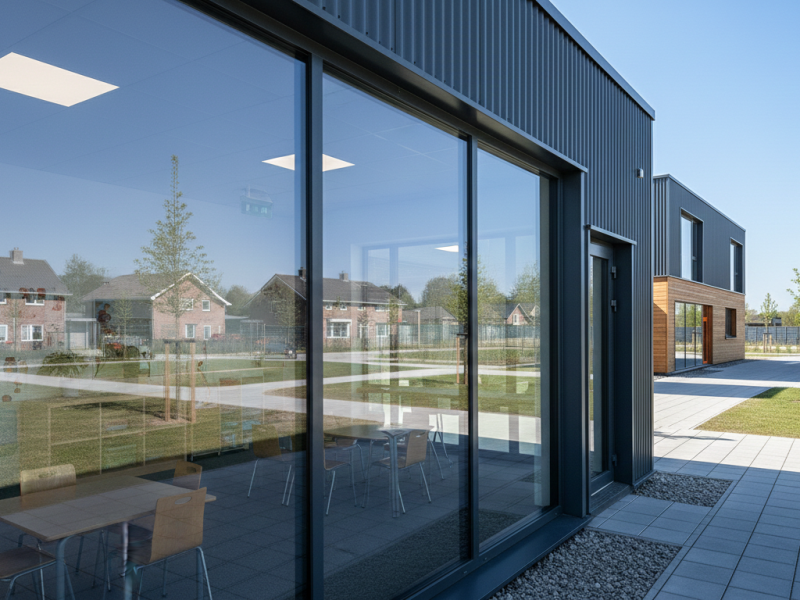 Extra schoolgebouw modulair