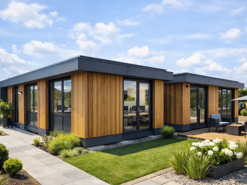 Modulair kantoor uit te breiden