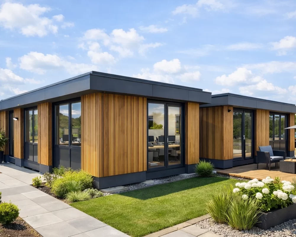 Modulair kantoor uit te breiden