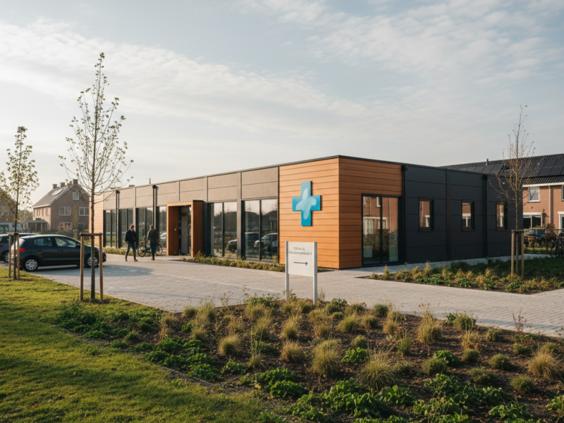 Modulair zorggebouw voor permanent gebruik