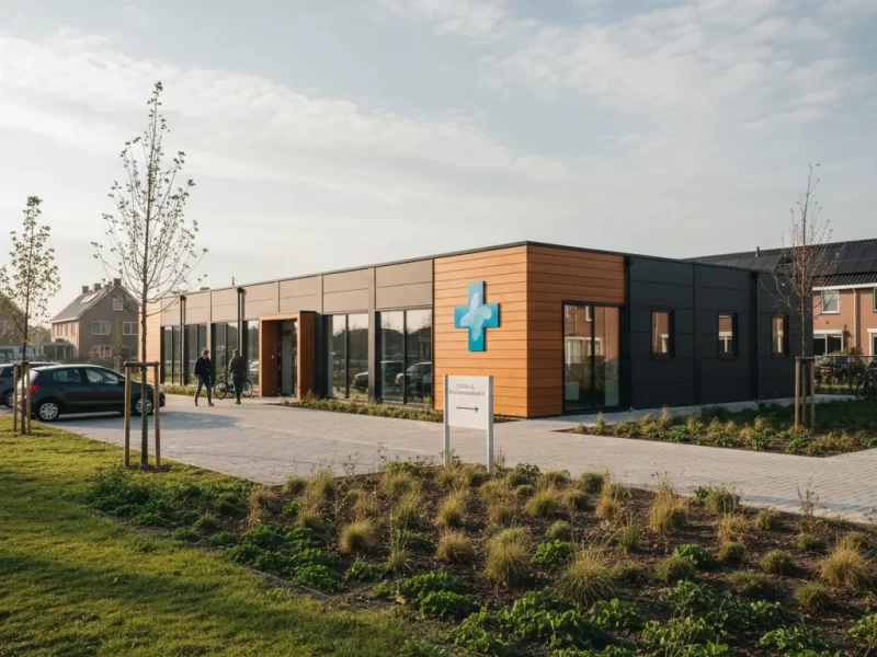 Modulair zorggebouw voor permanent gebruik