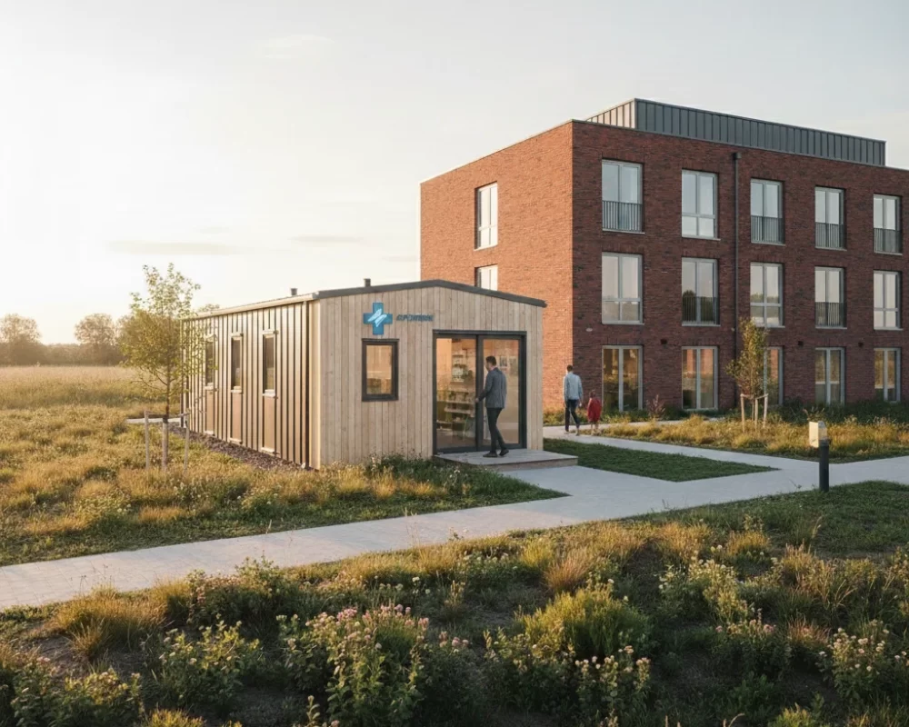 Modulaire zorgunit apotheek