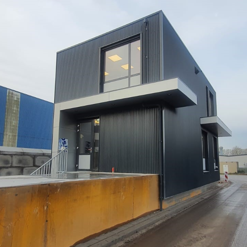 Prefab weegkantoor Van de Beeten