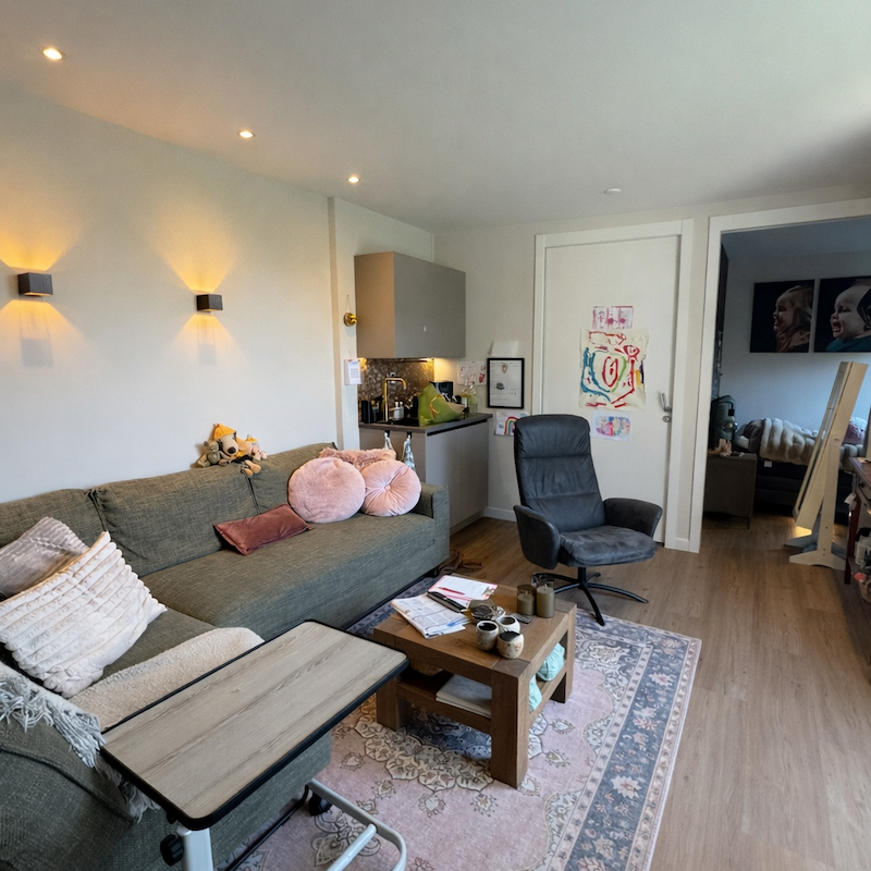 Woonkamer mantelzorgwoning